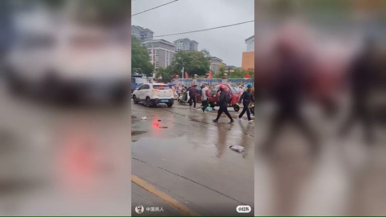 Car crashes into people outside primary school in central China: state media